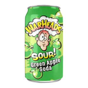 Warheads Sour! Сода “Зелена ябълка” 355мл