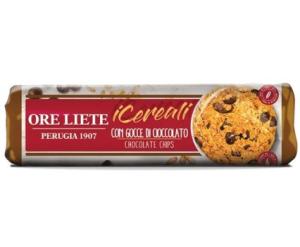 ПЪЛНОЗЪРНЕСТИ БИСКВИТИ ORE LIETE С ПАРЧЕНЦА ШОКОЛАД 250 Г