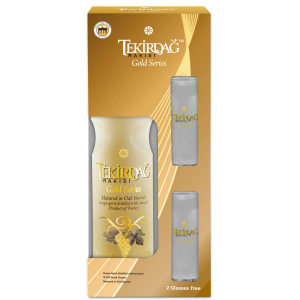 Турска Ракия Текирда Ракъ Голд 0.7 л с 2 Чаши