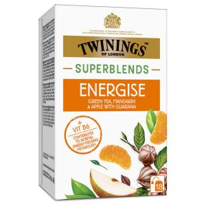 ЧАЙ TWININGS SUPERBLENDS ENERGISE 18 бр