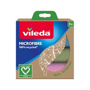 VILEDA RECYCLED
МИКРОФИБЪРНА
КЪРПА 3БР
