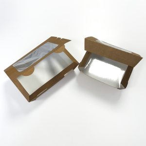 50бр. КАРТОНЕНА КУТИЯ К-2100В КРАФТ 220/165/65