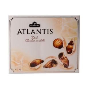 Шоколадови бонбони Атлантис тъмен шоколад 230ГР.