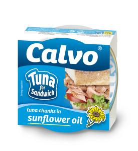 CALVO РИБА ТОН 142ГР ПАРЧЕТА В СЛ. МАСЛО
