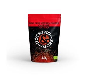 Био Лют червен пипер Cayenne на прах, &NOTHING MORE, 40 гр