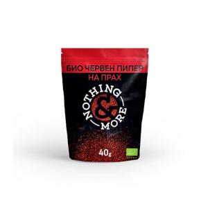 Био Червен пипер на прах, &NOTHING MORE, 40 гр