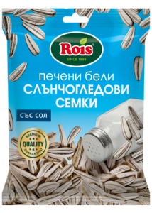 БЕЛИ СЛЪНЧОГЛЕДОВИ СЕМКИ СЪС СОЛ 12 х 130гр.