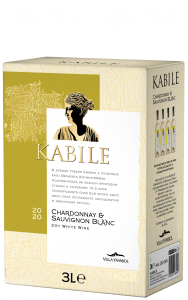 Вино Кабиле шардоне/совиньон блан 3 л. Бокс