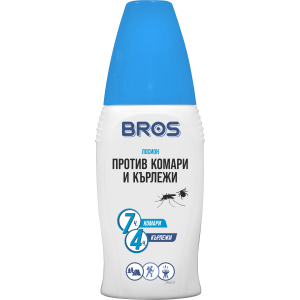 BROS Лосион против комари и кърлежи 100ml