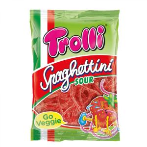 БОНБОНИ ЖЕЛИРАНИ ТРОЛИ СПАГЕТИ ЯГОДА 100ГР
