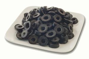 МАСЛИНИ ЧЕРНИ НА ШАЙБИ HALKIDIKI 2 КГ