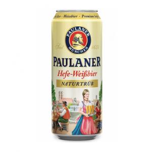 Бира Пауланер Хефевайс 5.5% КЕН, 0.5 л