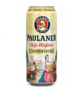 Бира Пауланер Хефевайс 5.5% КЕН, 0.5 л