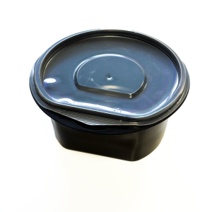 КУПА ЗА СУПА Ф145 ЧЕРНА С КАПАК 50БР.