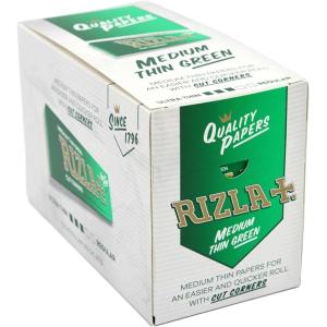 ХАРТИЙКИ ЗА ЦИГАРИ RIZLA REGULAR GREEN 100БР.