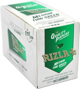 ХАРТИЙКИ ЗА ЦИГАРИ RIZLA REGULAR GREEN 100БР.