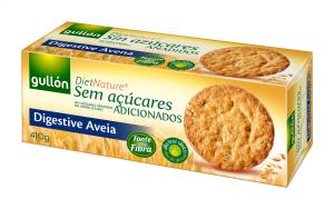 GULLON Бисквити Дайджестив Овесени Ядки без Добавена Захар 410 г.