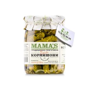Домашни Бейби Корнишони Mama's, 550 гр