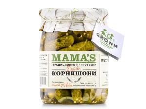 Домашни Бейби Корнишони Mama's, 550 гр
