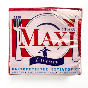САЛФЕТКИ МАКСИ ЧЕРВЕНИ 750БР 23Х24