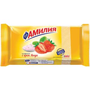 КАРМЕЛА ВАФЛИ ФАМИЛИЯ 220ГР ЯГОДА