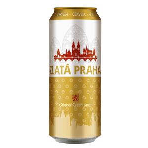 БИРА ЗЛАТНА ПРАГА 4,1% 500 МЛ. КЕН