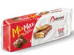 Балкони Микс Макс с какаов крем и шоколадова глазура, 10 х 35гр