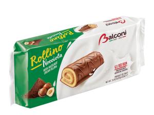 Балкони Ролино Лешник с лешников крем и шоколадова глазура, 6х37 гр.