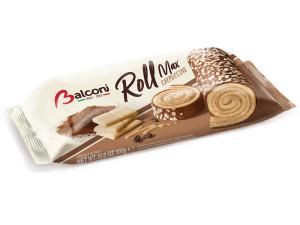 Балкони суис-руло Рол Макс с италиански крем-капучино и шоколадова глазура, 300г