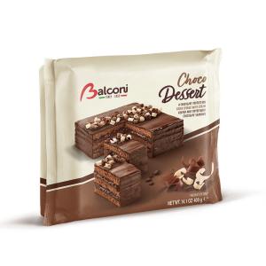 Балкони торта Шоко десерт с каков блат, шоколадов крем и парченца шоколад, 400гр