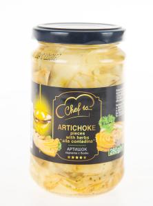Артишок на парчета с билки буркан 280г