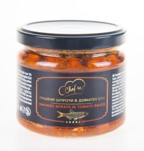 Пушени Шпроти в доматен сос 250г