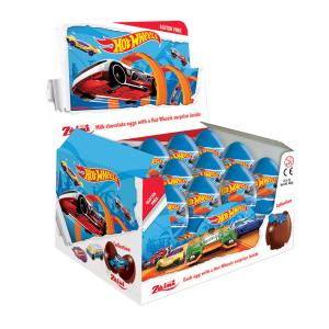 24бр. Шоколадово яйце Hot Wheels