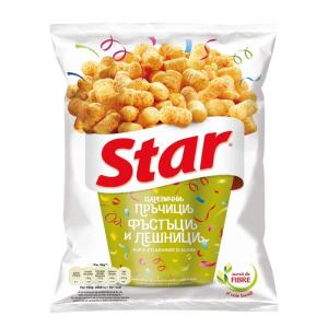 СНАКС СТАР ФЪСТЪК И ЛЕШНИК 79ГР