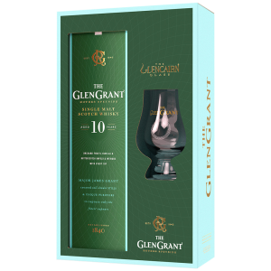 Шотландско уиски Глен Грант/Glen Grant 10 г Сингъл Малц + 1 чаша, 0.7 л
