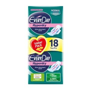 Everyday Hyperdry Normal Ultra Plus Дамски превръзки х18 броя