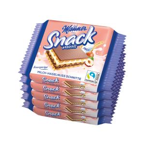 Манер Минис милк снак лешник, 5x25 гр.