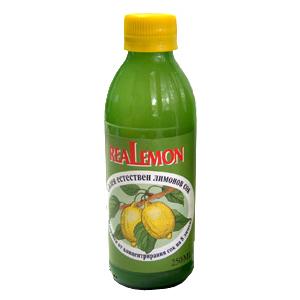 100% ЛИМОНОВ СОК REALEMON 250 МЛ