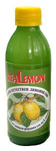 100% ЛИМОНОВ СОК REALEMON 250 МЛ