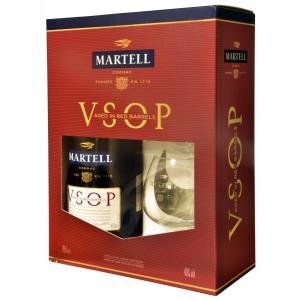 Коняк Мартел VSOP + 2 Чаши