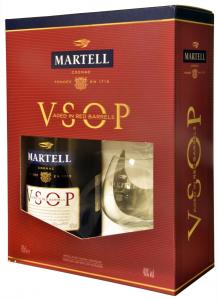 Коняк Мартел VSOP + 2 Чаши