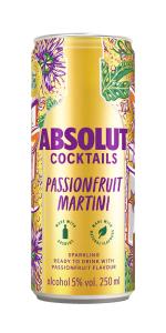 Absolut Cocktail RTD Passionfruit Martini