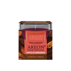 Ароматна свещ AREON Ябълка и Канела 120г