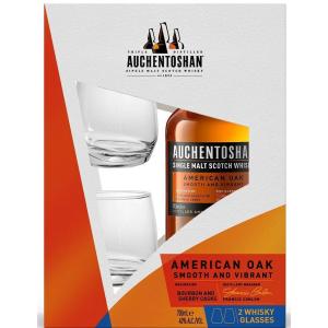 Шотландско уиски Охинтошън/Auchentoshan Американ Оук + 2 Чаши
