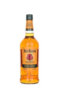 Американско Уиски ЧЕТИРИ РОЗИ/Four Roses, 1л. с чаша