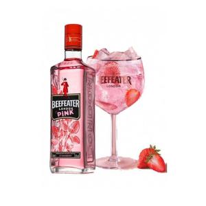 АНГЛИЙСКИ ДЖИН БИЙФИТЪР / BEEFEATER PINK 0,7Л + ЧАША