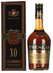 Бренди Преслав специална резерва 10 г. с кутия 0.7 л.