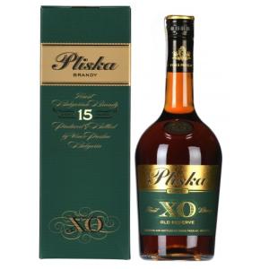 Бренди Плиска 15г. резерва Х.О. с кутия 0.7л. Преслав