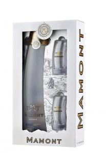 Руска Водка Мамонт 0,70л. с две чаши