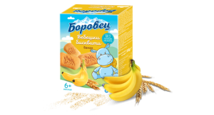 Бебешки бисквити "Боровец" Банан с витамини и минерали 100гр.